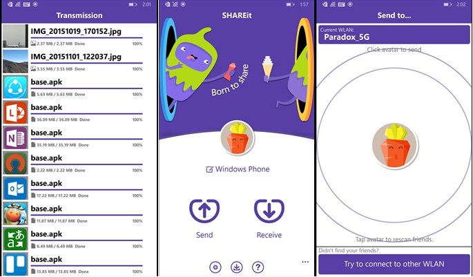 Shareit software free download for windows phone